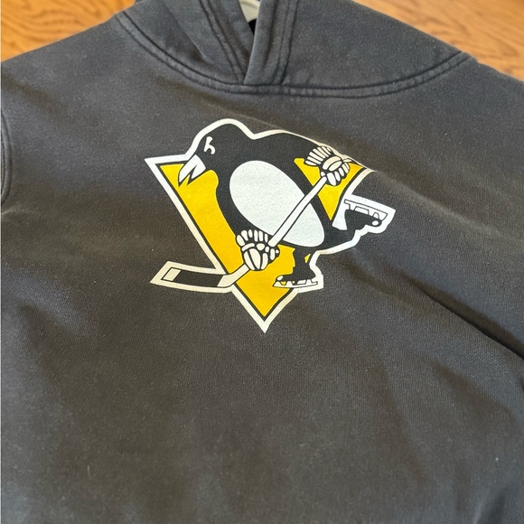 FANATICS BRAND, Pittsburgh Penguins Hockey Hoodie/Sweatshirt, (YXL) Kid Clothing - Picture 3 of 8